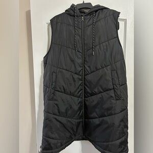 Zella Black Quilted Vest